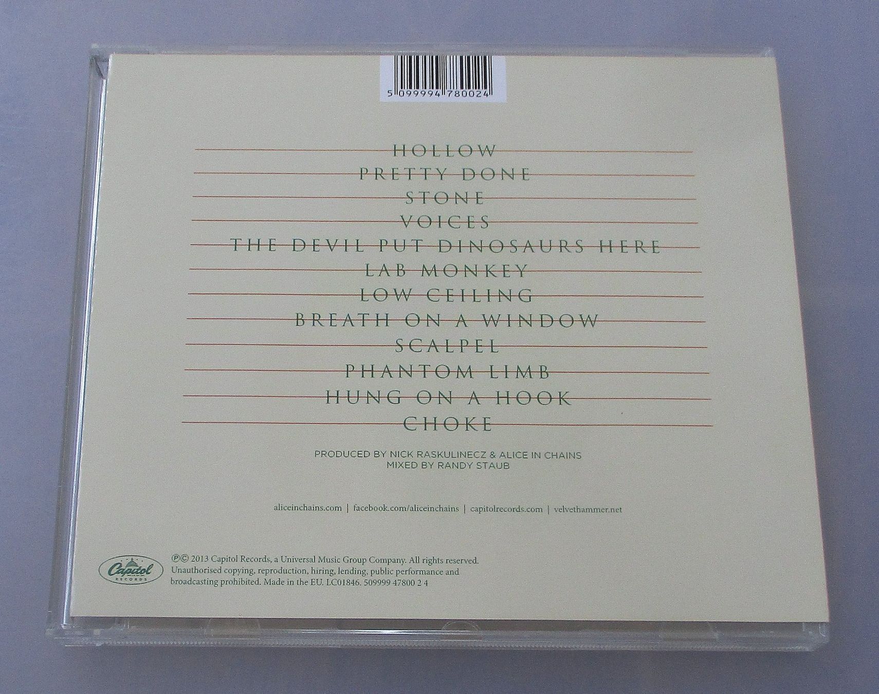 CDs: ALICE IN CHAINS - The Devil Put Dinosaurs Here – D'occasion à Wattwil par Muriel11 1