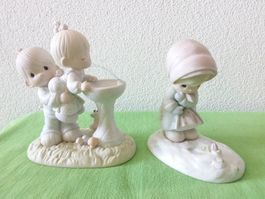 PRECIOUS MOMENTS 2 Sammelfiguren, 1987 + 1988