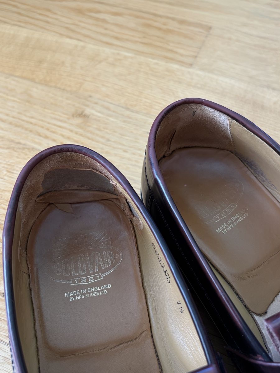 Solovair Scarpe da uomo: Solovair Tassel Loafer - Burgundy – Usato da Zürich venduto da valentin.abend 6