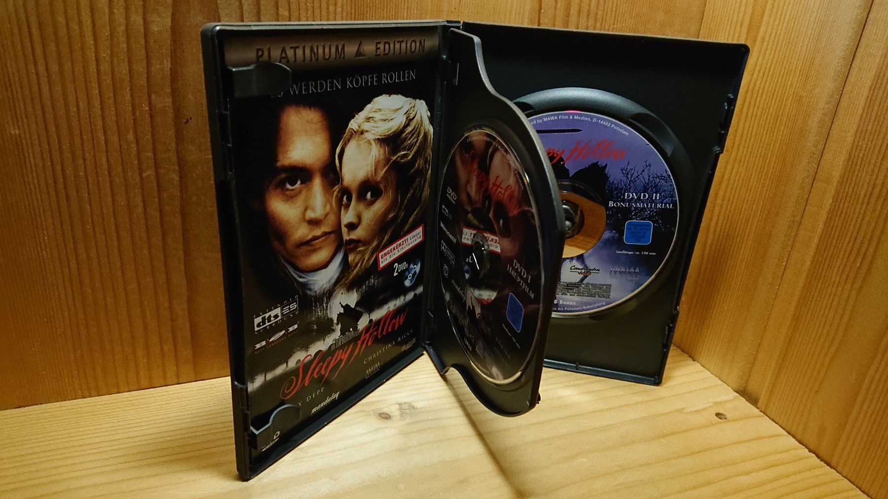 Tutti i DVDs: SLEEPY HALLOW DVD mit Johnny Depp – Usato da Wilderswil venduto da Exebub 2