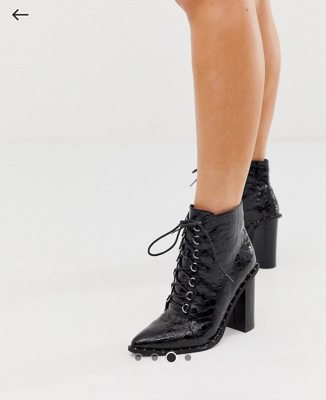 Scarpe da donna: Schwarze Boots in Schlangenoptik – Usato da Zürich venduto da BettinaMarie2308 2