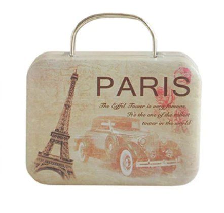 Candybox als Mini Koffer Paris 3,5 x 7,5 cm - Chri24.11