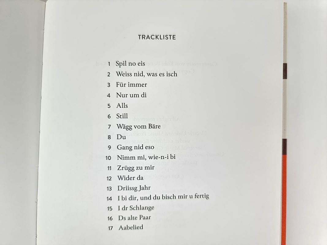 Bücher: Song Book Stephan Eicher – Gebraucht aus Urtenen-Schönbühl von Restwert_Schoenbuehl 4