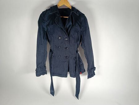 EDC manteau jean noir/bleu foncé taille M