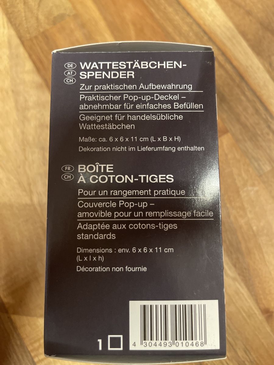 Contenitori & Simili: Wattestäbchen-Spender, NEU & OVP, Badezimmer – Nuovo e nell'imballaggio originale da Schötz venduto da csiekierka 1