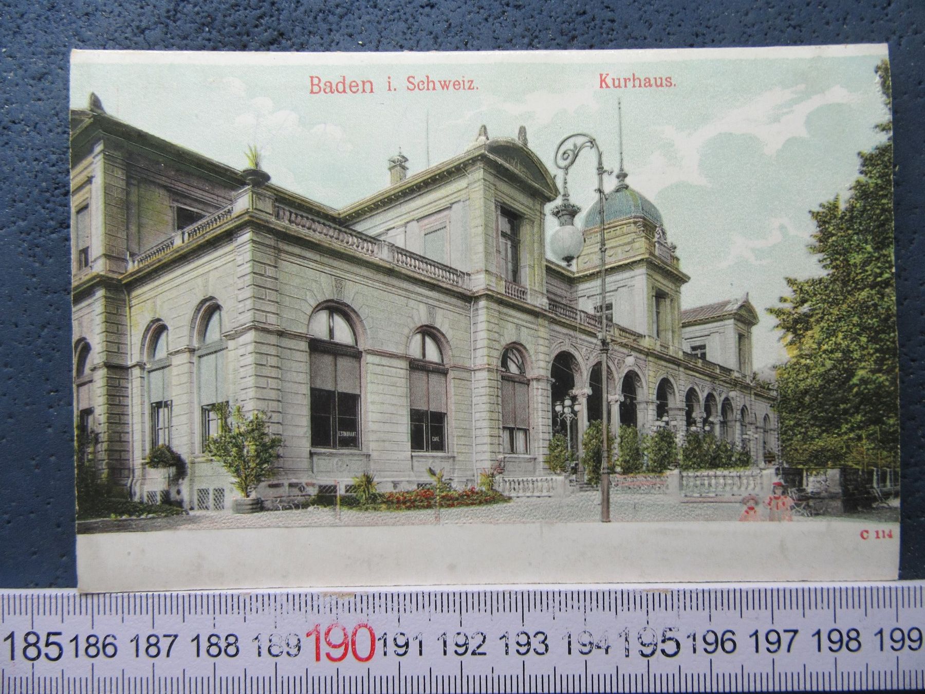 Cartoline postali: BASDEN AG KURHAUS RELIEF-AK AG – Usato da Ettingen venduto da Hausi4711