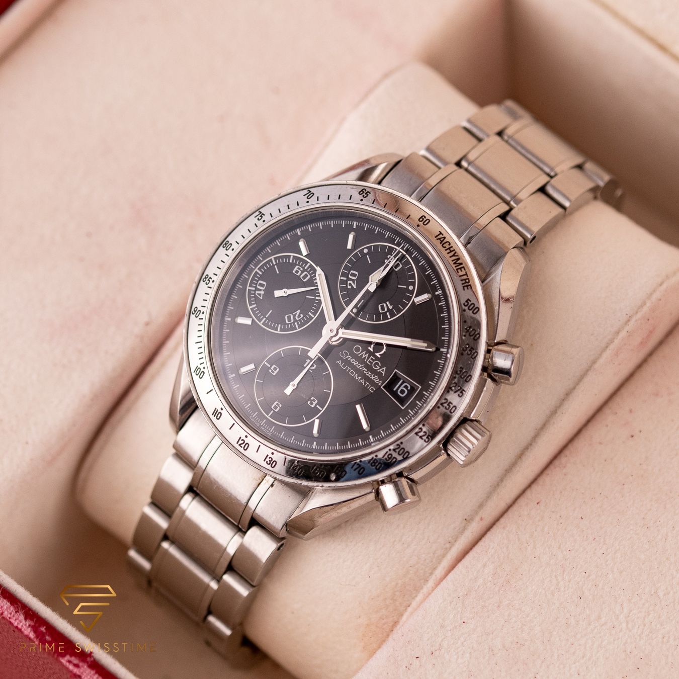 Omega Orologi: Omega Speedmaster Date / 3513.50 / Box/ 2000s/ Serv’25 – Usato da Luzern venduto da PrimeSwissTime 1