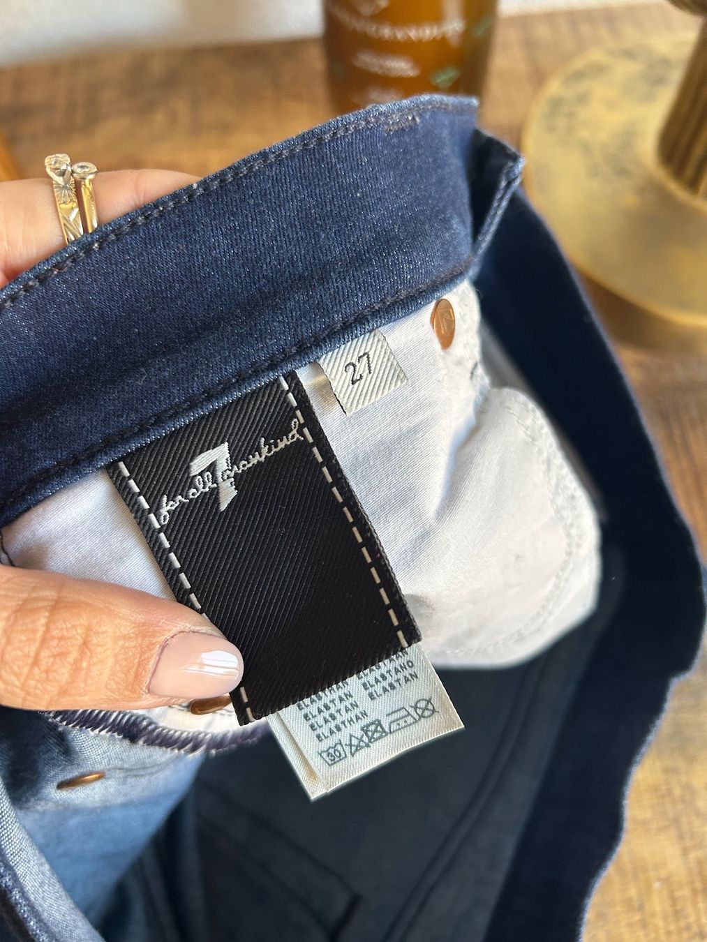 Mankind Jeans: 7 for all Mankind Jeans, Dunkelblau - W27 – Gebraucht aus Illnau von Monkky 4