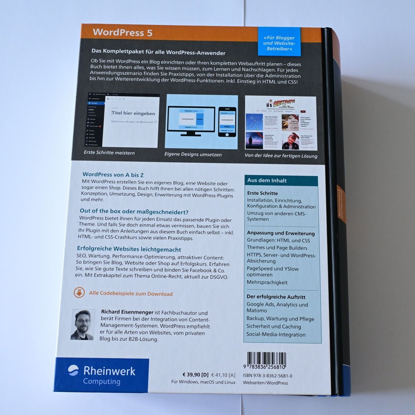 Libri: WordPress 5 Das umfassende Handbuch – Nuovo (secondo la descrizione) da Scherz venduto da Neogeo5000 1