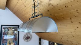 Lampe aus einem Fass 60cm x 39cm Metal