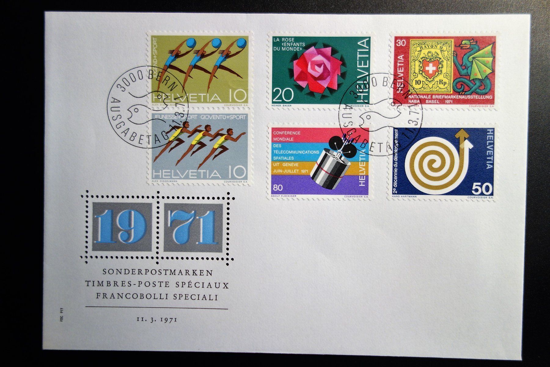 Tutti i francobolli: 1971 FDC Werbemarken I – Usato da Mettmenstetten venduto da Sutasso
