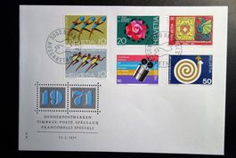 1971 FDC Werbemarken I