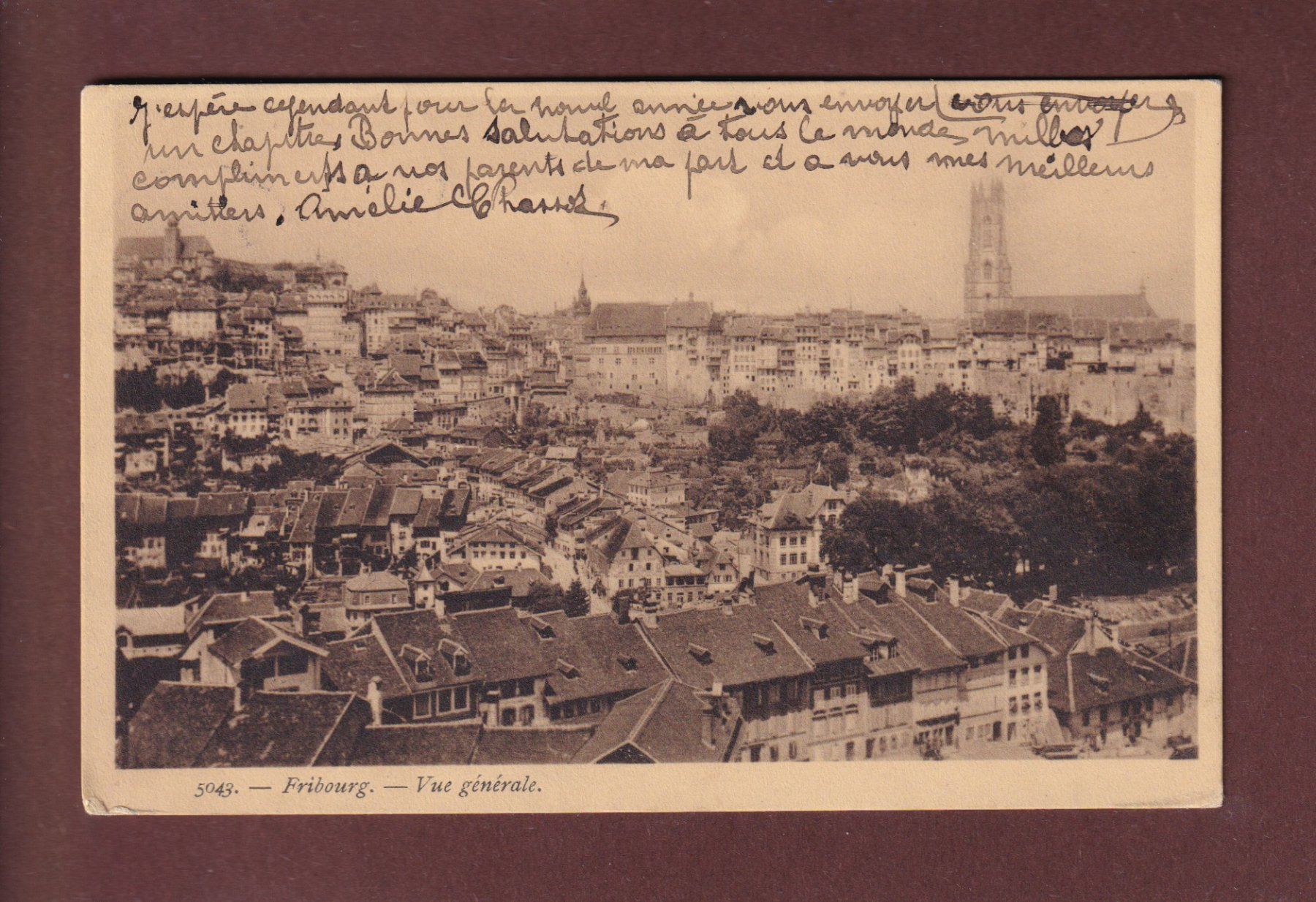 Cartes postales: FRIBOURG - 1911 – D'occasion à Pully par nicecards-shop