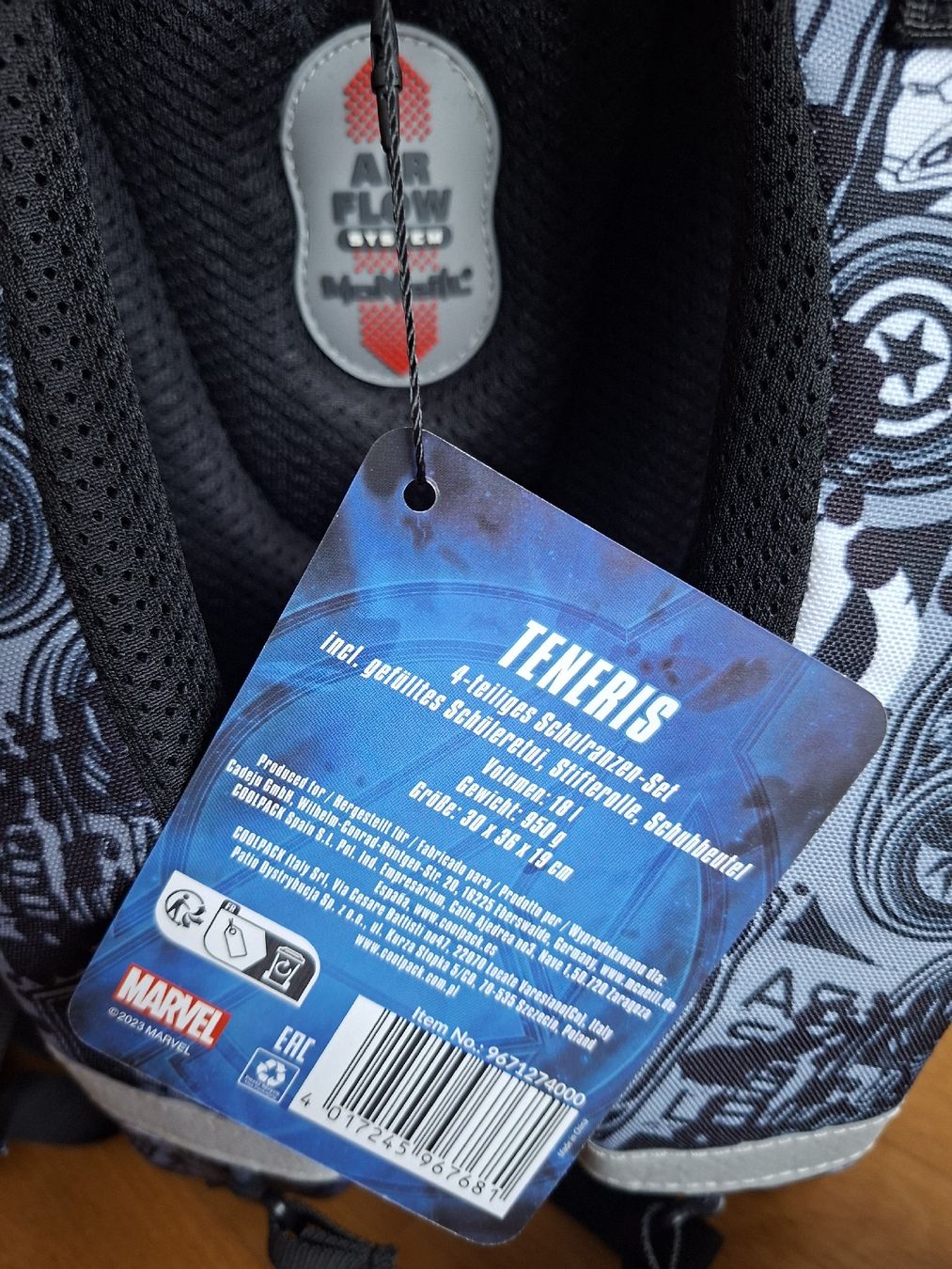 Kindertaschen: Schulrucksack Marvel Avengers – Neu und originalverpackt aus Balterswil von Steineparadies 4