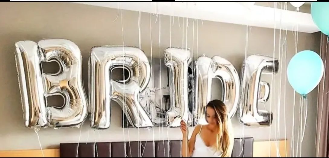 Alle Dekorationen: BRIDE 👰🏻‍♀️ balloon sign – Neu und originalverpackt aus Luzern von mon_6rzf