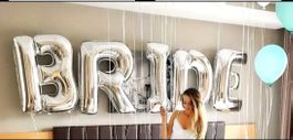 BRIDE 👰🏻‍♀️ balloon sign