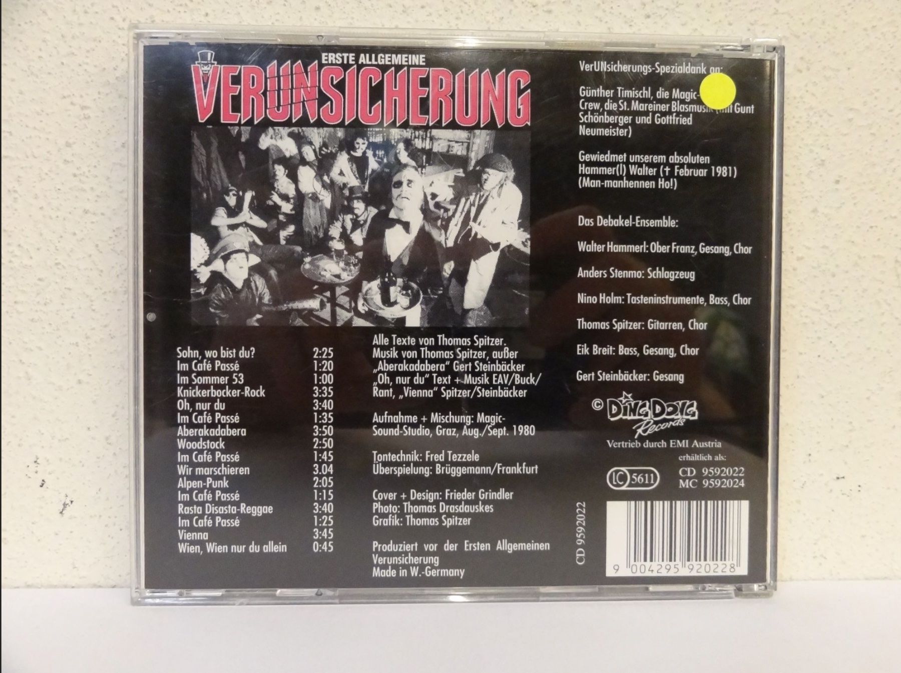 CD: CD EAV ERSTE ALLGEMEINE VERUNSICHERUNG / CAFÉ PASSÉ – Usato da Kerzers venduto da djstarsky73 1