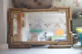 Grand miroir ancien / Grosser antiker Spiegel