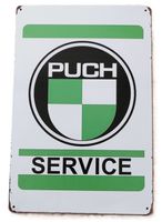 PUCH Service - Blechschild  (neu, OVP)