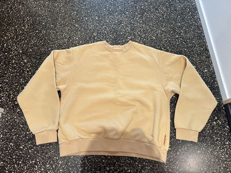 Acne studios butter yellow beige sweater size M-L