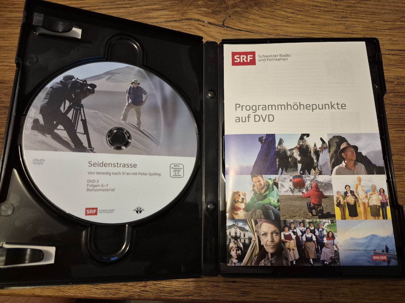 Tutti i DVDs: Seidenstrasse - SRF - Peter Gysling (DVD) – Usato da Oberembrach venduto da giu_7ksd 2
