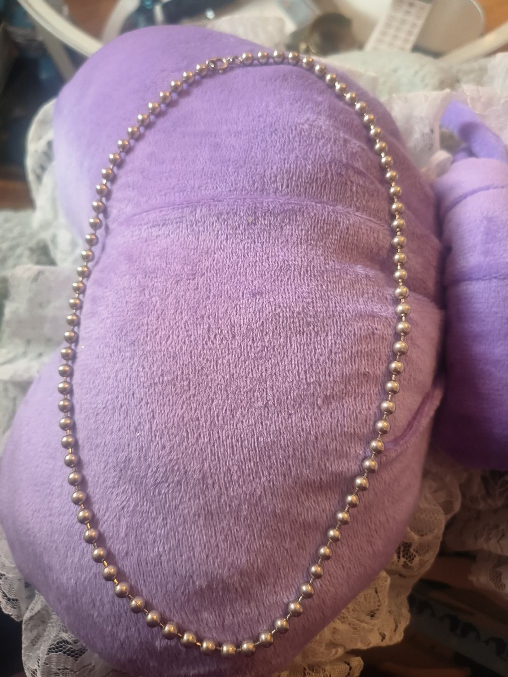Catenine: bijoux collier boules en argent 925 – Usato da Pampigny venduto da Nathbn