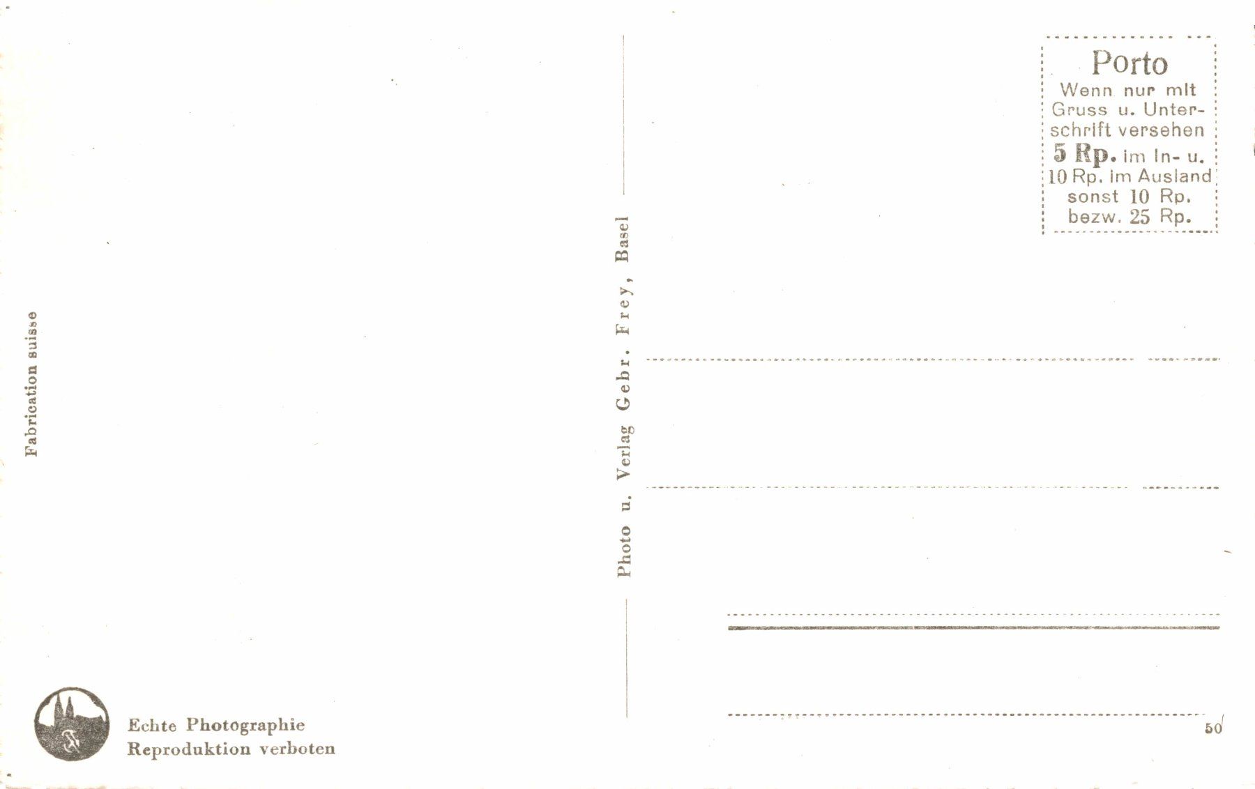 Cartoline postali: Basel. Gartenbad Eglise – Usato da Bronschhofen venduto da Astore 1