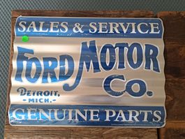 Blechschild: Ford Motor Co. - Detroit, Michigan!