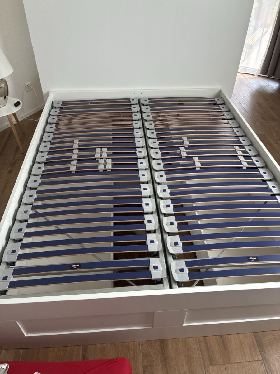 Letti: Bett mit Schubladen 160x200cm weiss – Usato da Seengen venduto da FDN8510 5