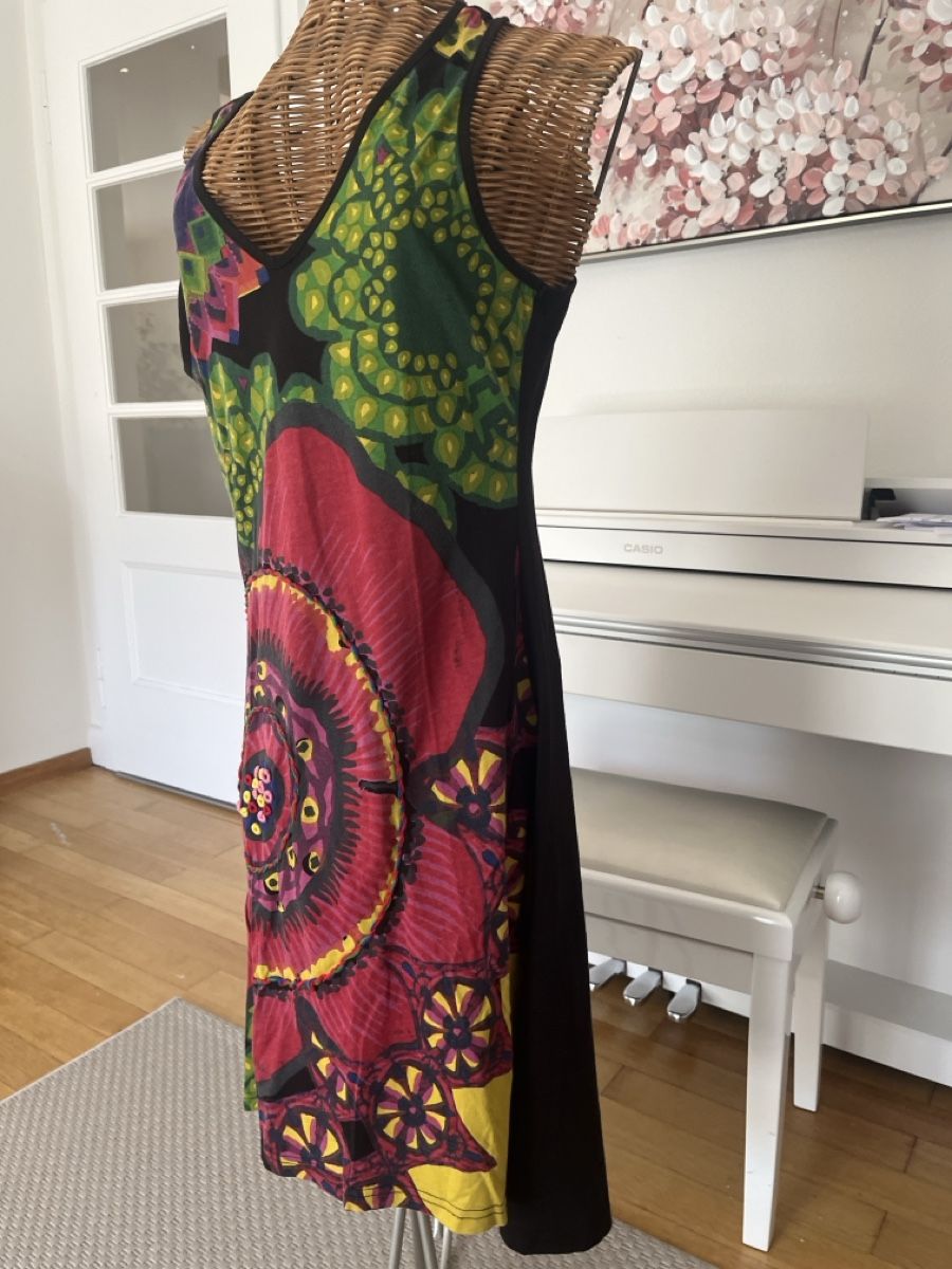 Desigual Vestiti: Desigual Kleid, bunt gemustert, 38 – Usato da Solothurn venduto da Bobesch08 2