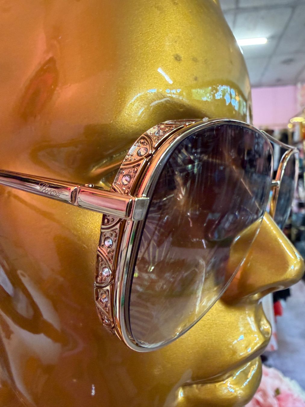 Chopard Occhiali & Lenti: Chopard Sonnenbrille mit Steinen – Nuovo (secondo la descrizione) da Zürich venduto da SecondhandZurich 2