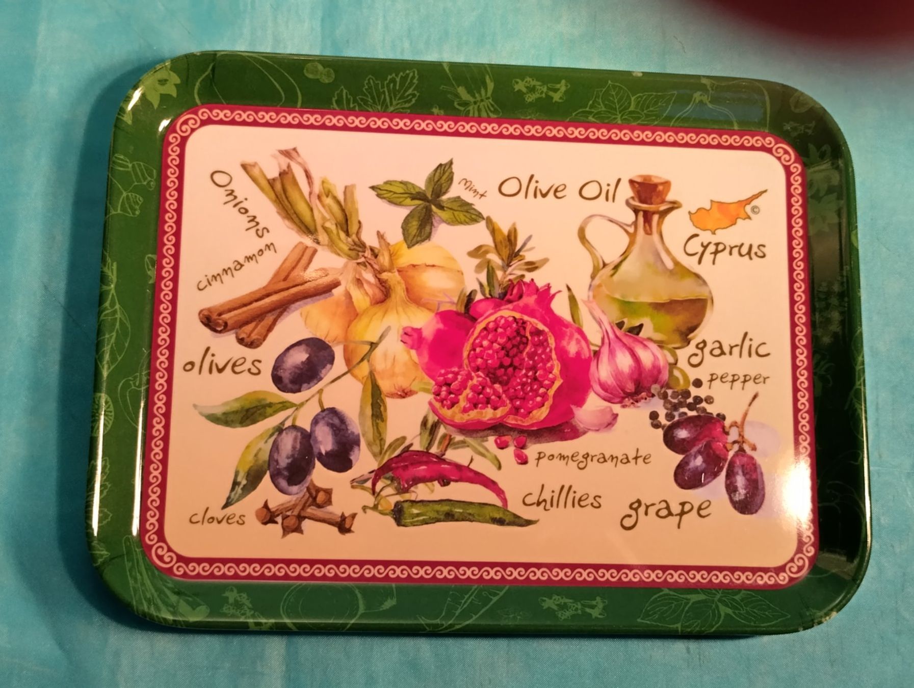 Piatti di portata: Serviertableau, feine Sachen aus Zypern – Nuovo (secondo la descrizione) da Bellach venduto da JingleCherry