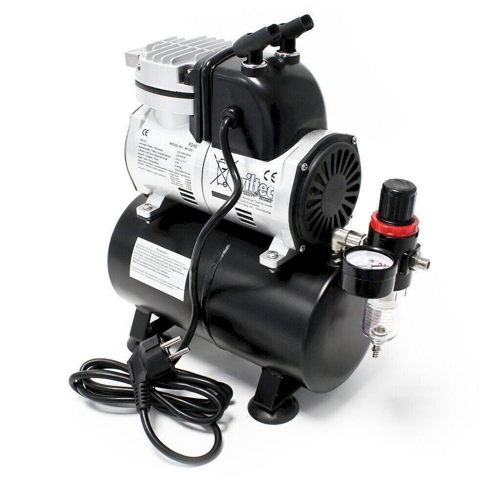 Compresseurs: WilTec Airbrush Kompressor AF189 – Neuf avec emballage d'origine à Bottighofen par zaap 2