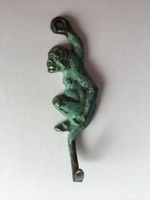 Antiker Bronce Haken Affe