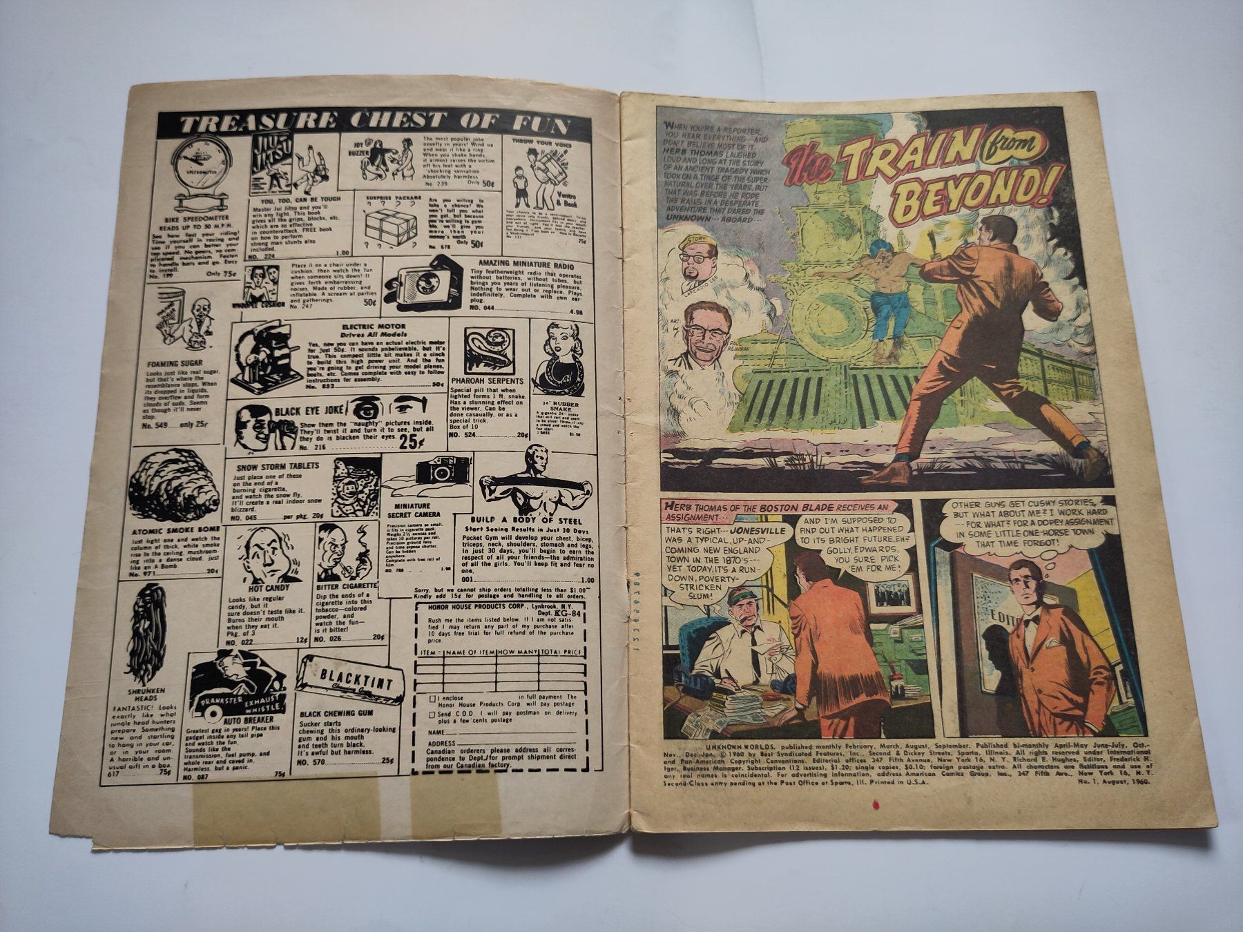 Comics: Vintage Comic Unknown Worlds vom August 1960 – Gebraucht aus Schaffhausen von rol_qx69 1