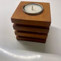 Holz Teelichthalter, Kerzenständer