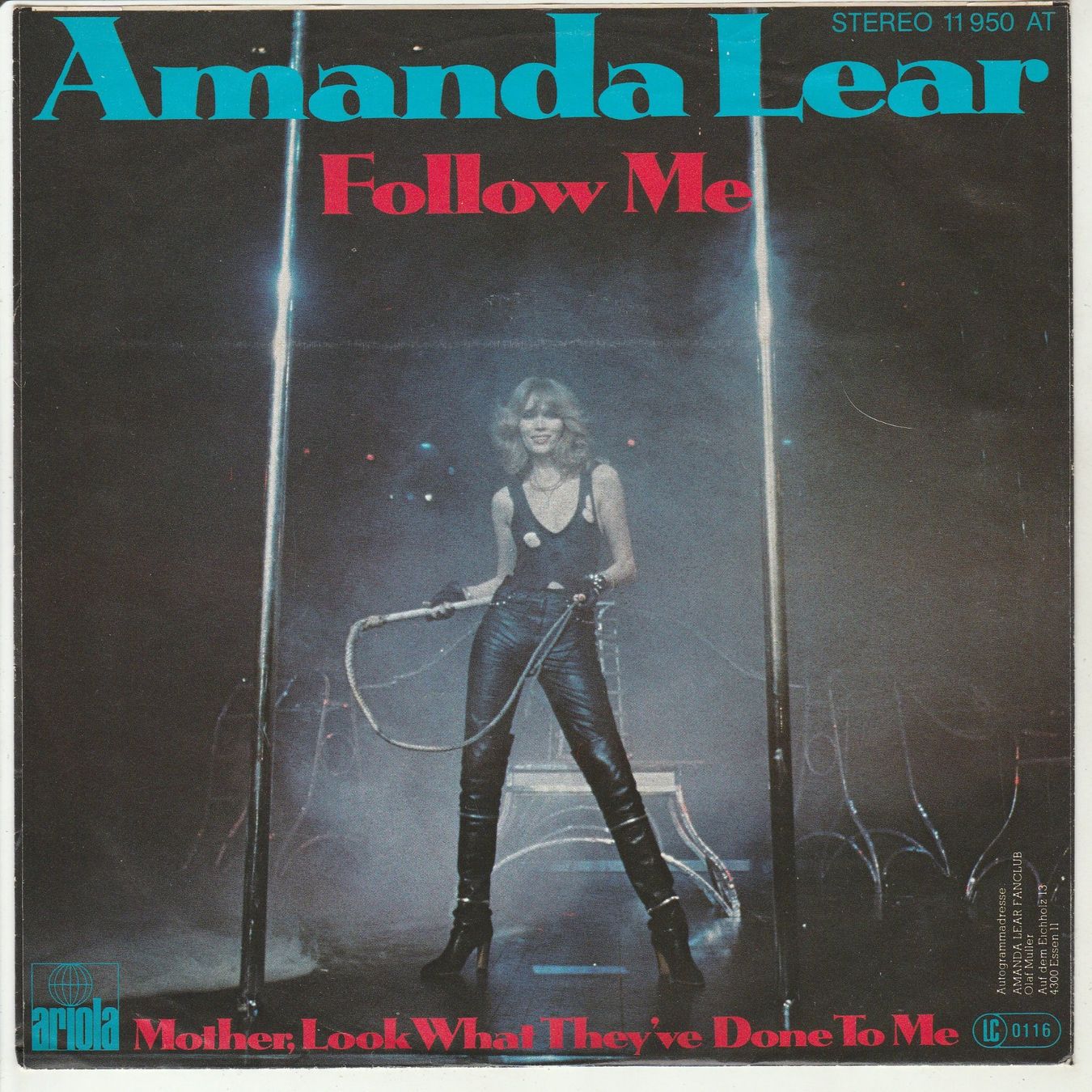 Schallplatten: Amanda Lear - Follow me 7" Vinyl 1978 – Gebraucht aus Tübach von JamesStone 1