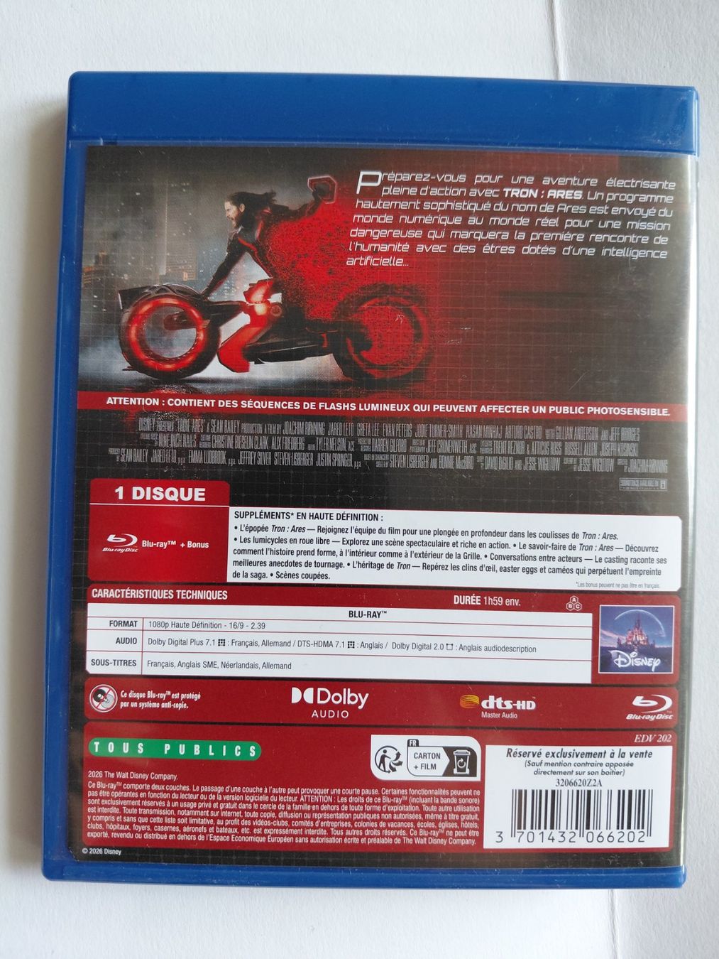 Tutti i DVDs: TRON ARES – Usato da Denges venduto da Hellboy10 1
