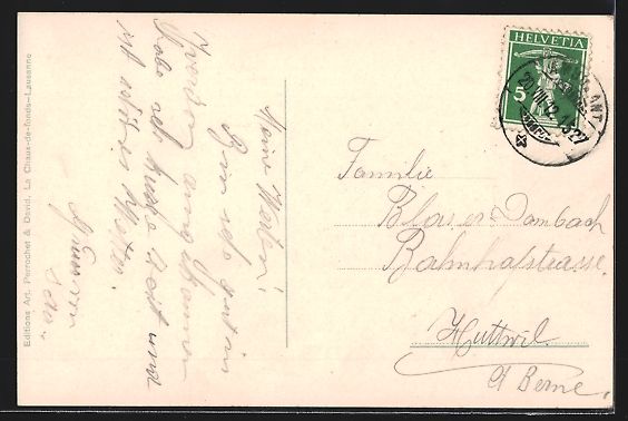 Cartoline postali: AK Yverdon, le Casino, 1912 – Usato da Berlin venduto da bartko-reher 1