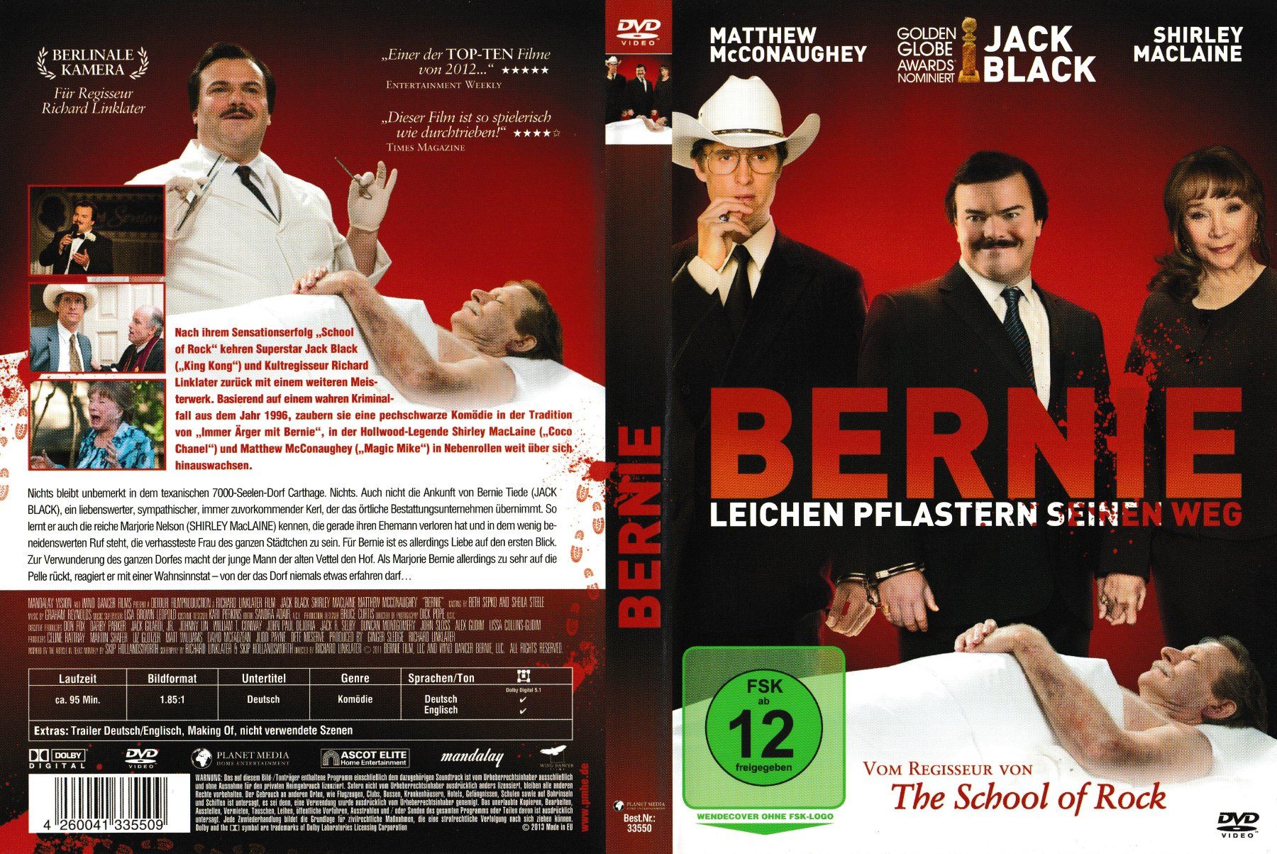 Tous les DVDs: DVD - Bernie - Leichen pflastern seinen Weg – D'occasion à Langnau am Albis par MediaRescuerKeLoX