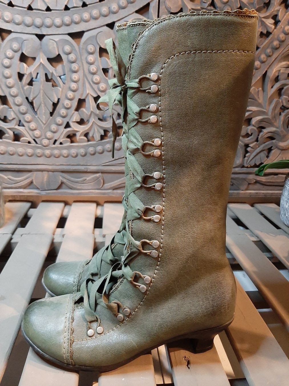 Scarpe da donna: wunderschöne BRAKO Stiefel dunkel grün 38 – Nuovo (secondo la descrizione) da Bern venduto da Preloved.Nile.4.Sale 3