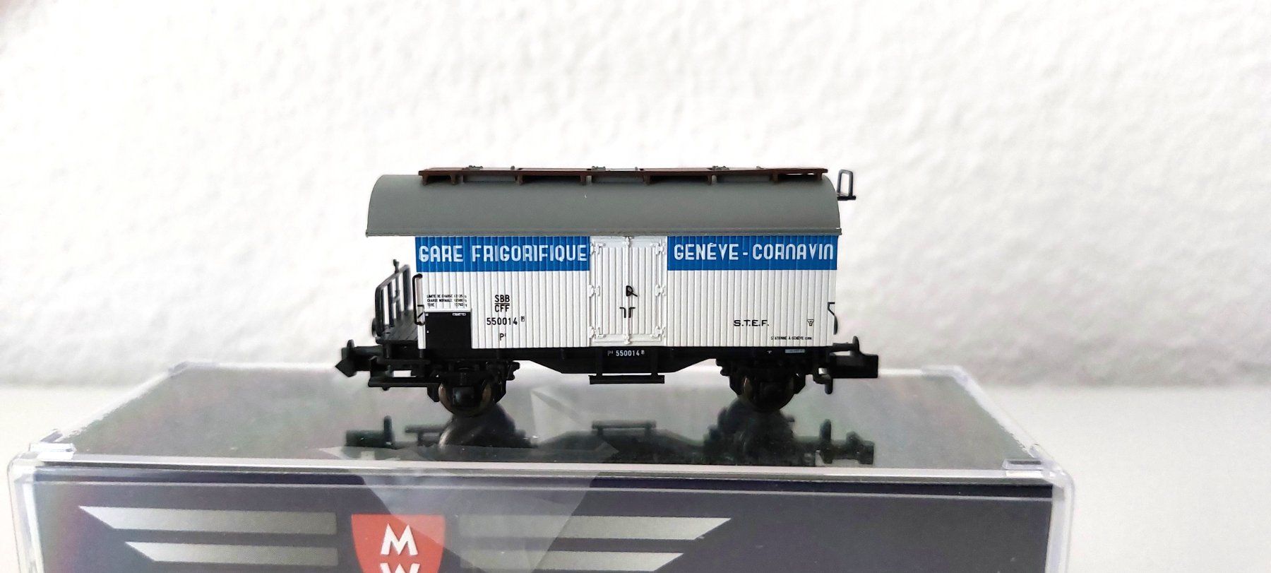 Modellini di ferrovie: MW Exclusiv Modell Kühlwagen SBB – Nuovo e nell'imballaggio originale da Biberist venduto da Ntrains 2