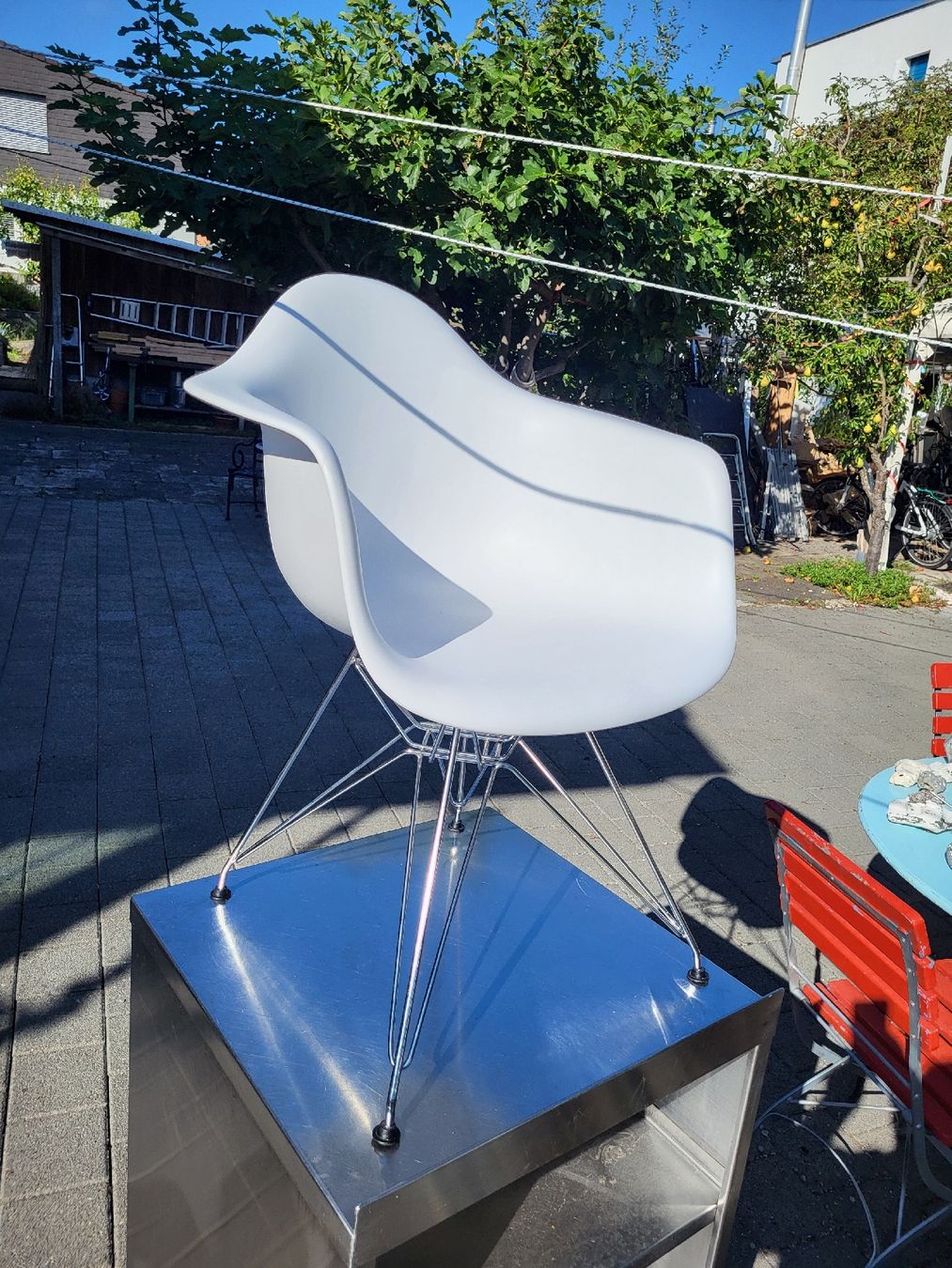Sedie: Designstuhl  Plastic Armchair – Usato da Dübendorf venduto da adr_fpq7