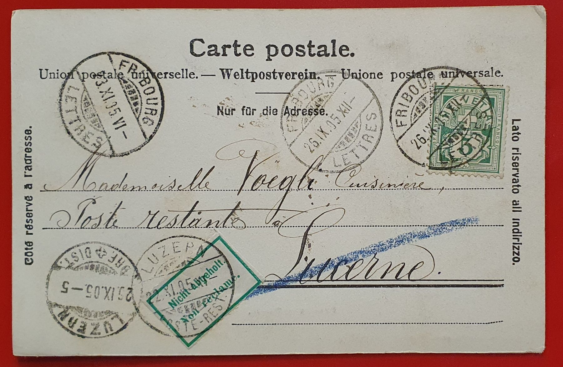 Cartes postales: Fribourg 1905 - Rue St. Pierre – D'occasion à Kreuzlingen par Rschweiz1 1
