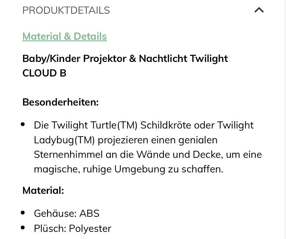 Lampade: NACHTLICHT & Projektor Twilight Turtle – Usato da Luzern venduto da cobuenter 4