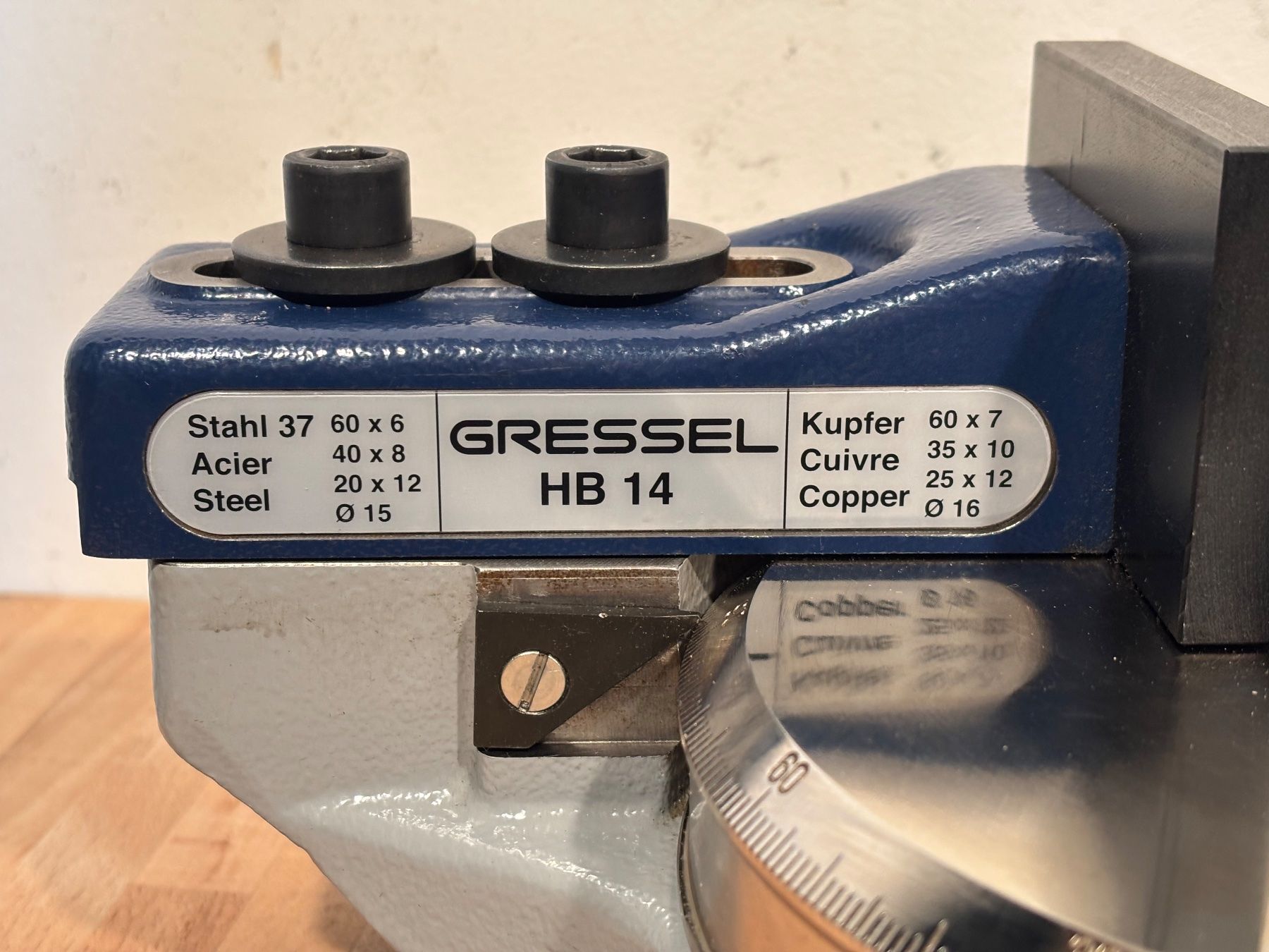 Gressel Tutti gli attrezzi: Gressel HB 14 Biegeapparat - Top Zustand – Nuovo (secondo la descrizione) da Winterthur venduto da ReUse_Baumarkt 2