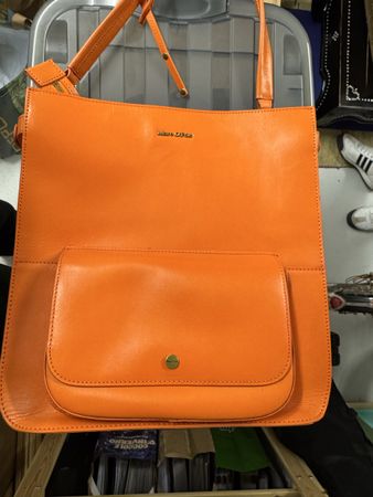 Marc O'Polo Ledertasche, Orange, wie neu, Herbst-Look!