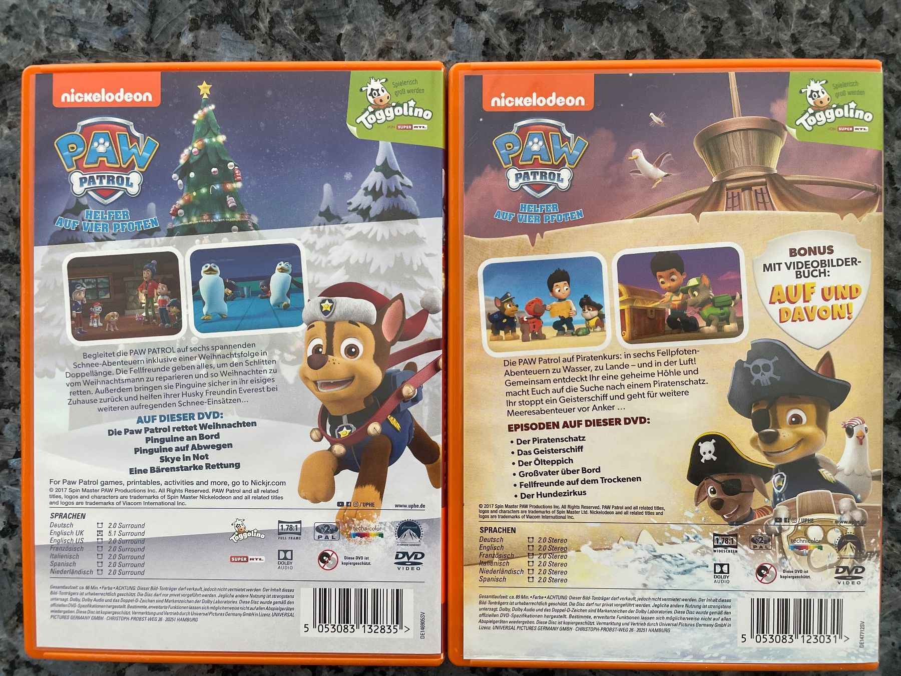 Tutti i DVDs: Paw Patrol - 2 DVDs – Usato da Aarau Rohr venduto da Rokazo 1