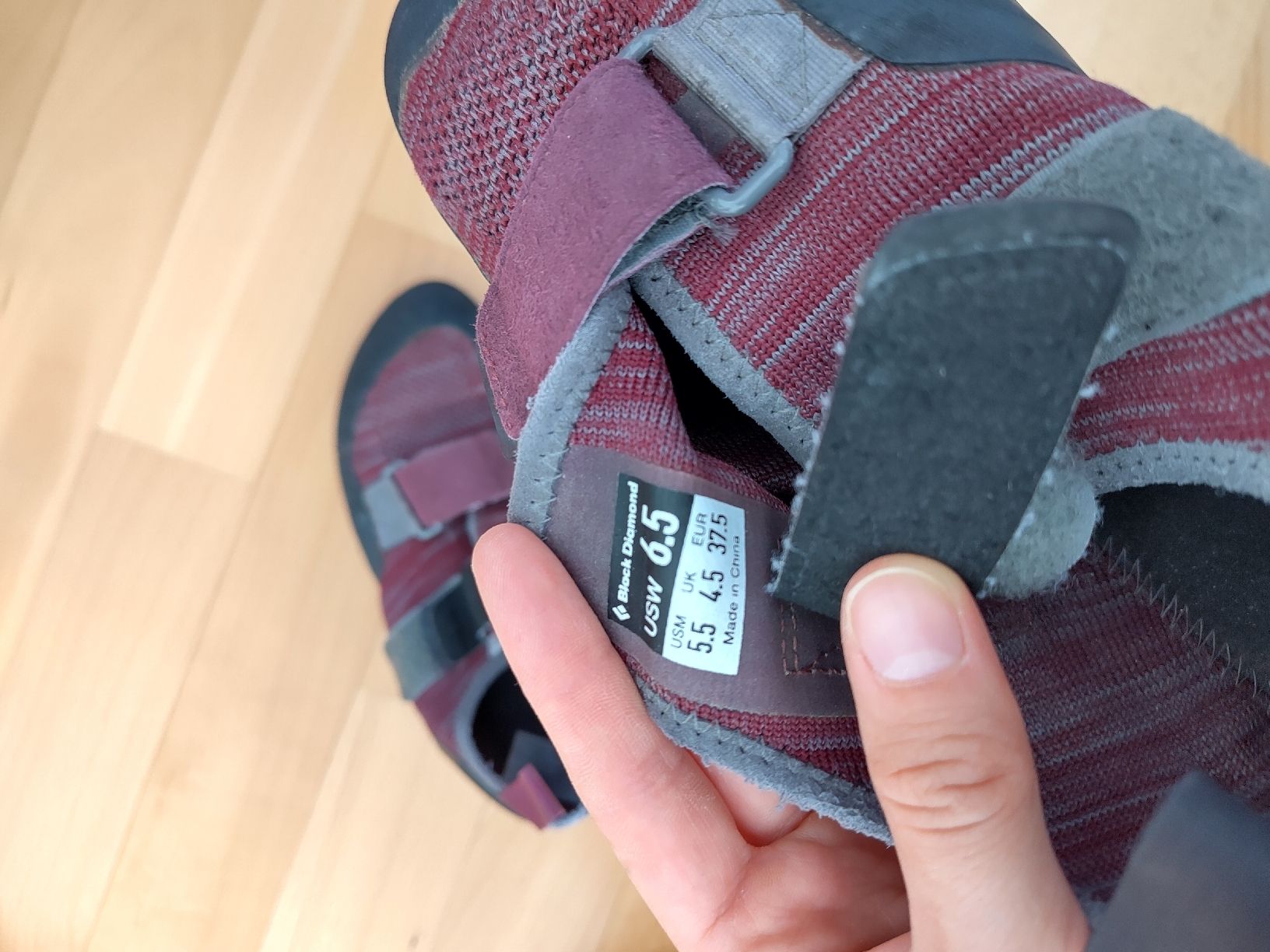 Black Diamond Scarpe da uomo: Kletterfinken 37.5 Black diamond – Usato da Bern venduto da ann_9tdx 1