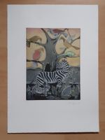 Farbradierung  Zebra  94  v. Francis Imanjama  handsigniert
